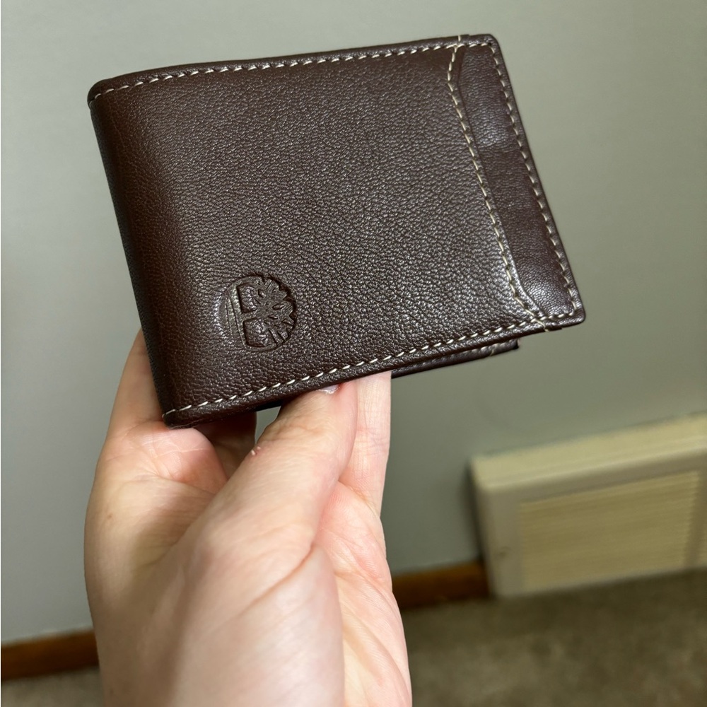 Timberland Men's Brown Leather Wallet